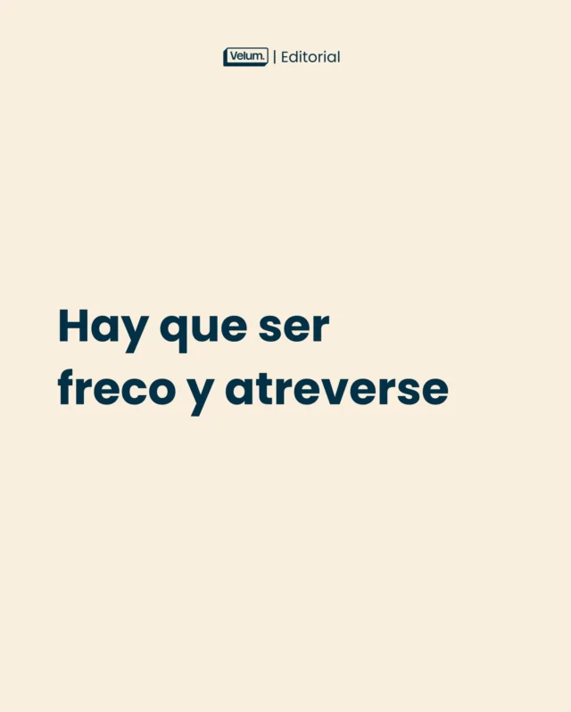 Editorial número treinta y uno. Sea freco, freca.